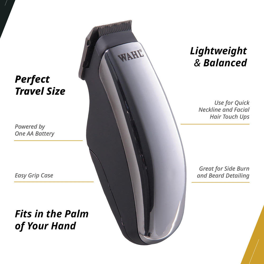 Wahl Professional Half Pint Trimmer, alimentation AA pratique pour une utilisation nomade.