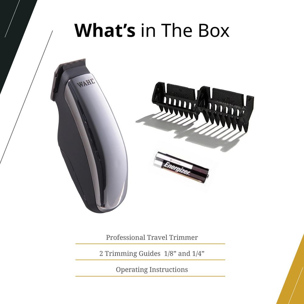Wahl Professional Half Pint Trimmer, format voyage pour une apparence soignée.