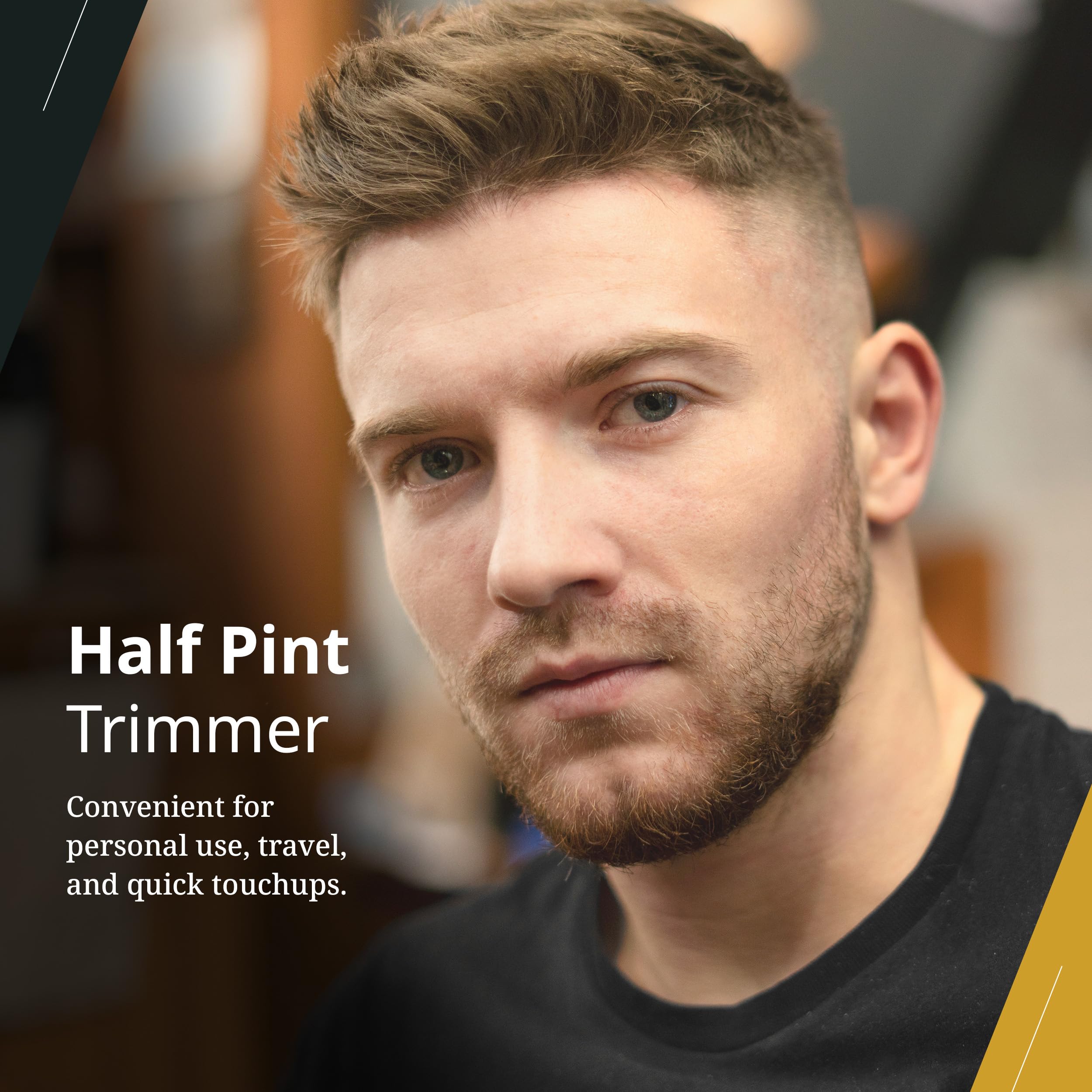 Wahl Professional Half Pint Trimmer, guides de coupe inclus pour des contours nets.