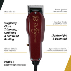 Wahl Professional kit-accessoires: guides 1/16 et 3/16 pour coupe précise