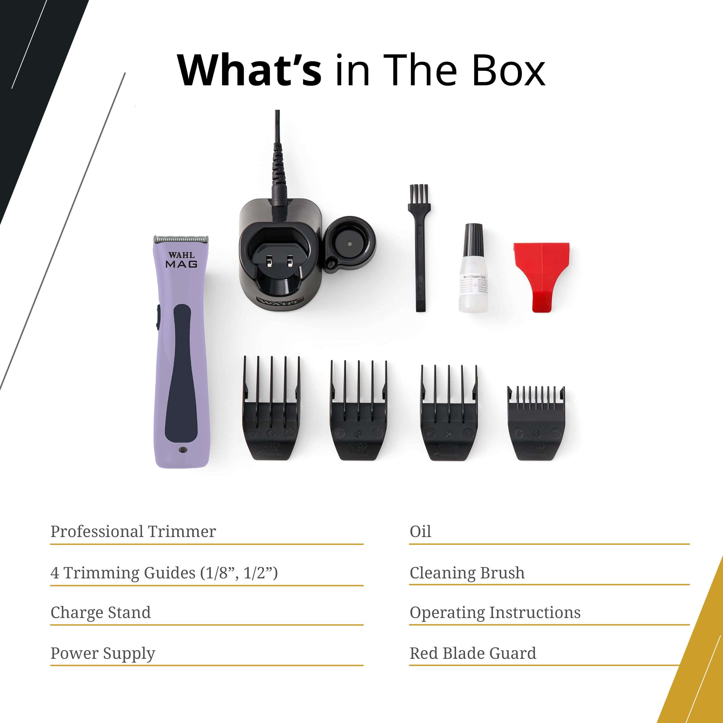 Wahl Professional Sterling MAG huile et brosse de nettoyage: entretien simple pour longévité.