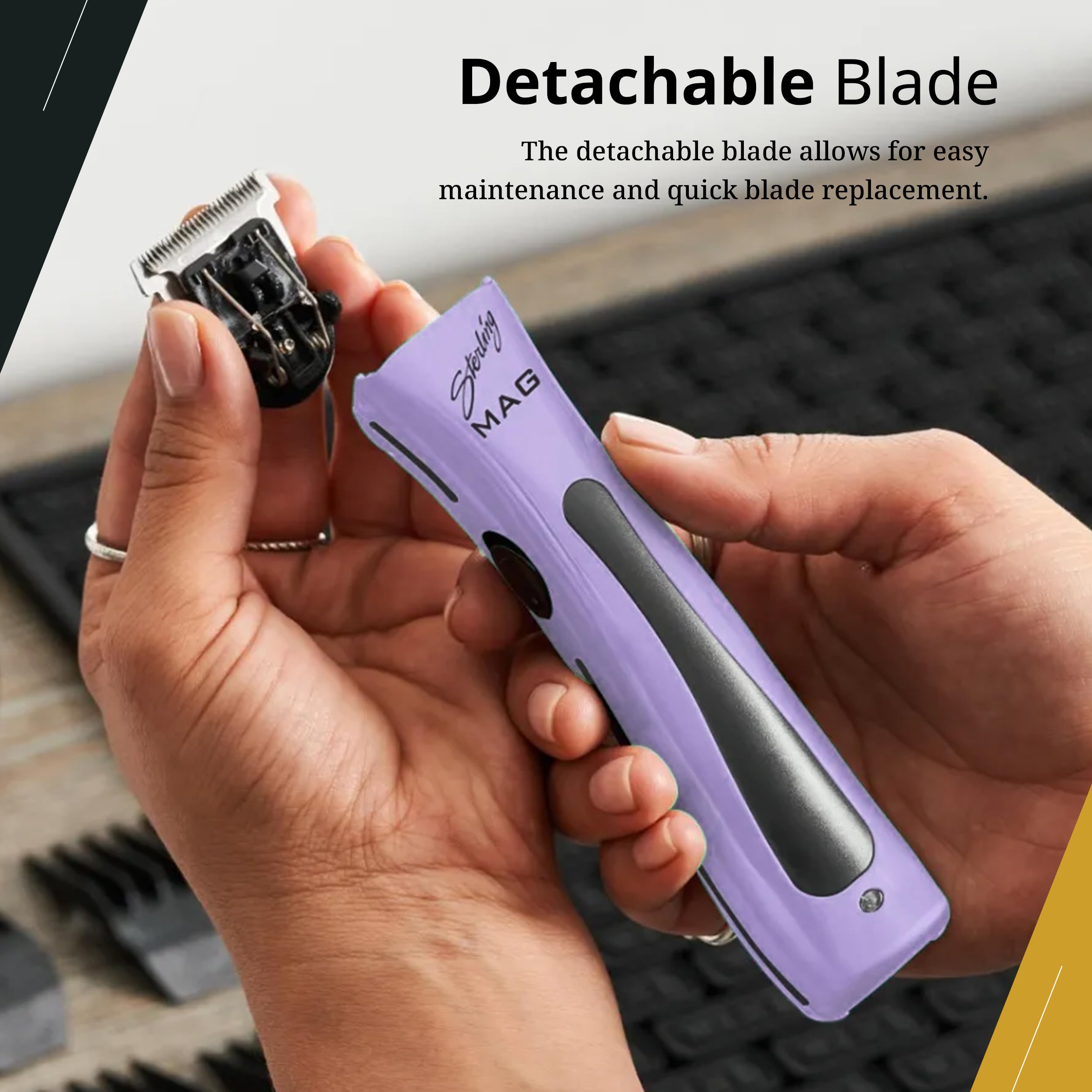 Wahl Professional Sterling MAG quatre guides de coupe: polyvalence pour différents styles.