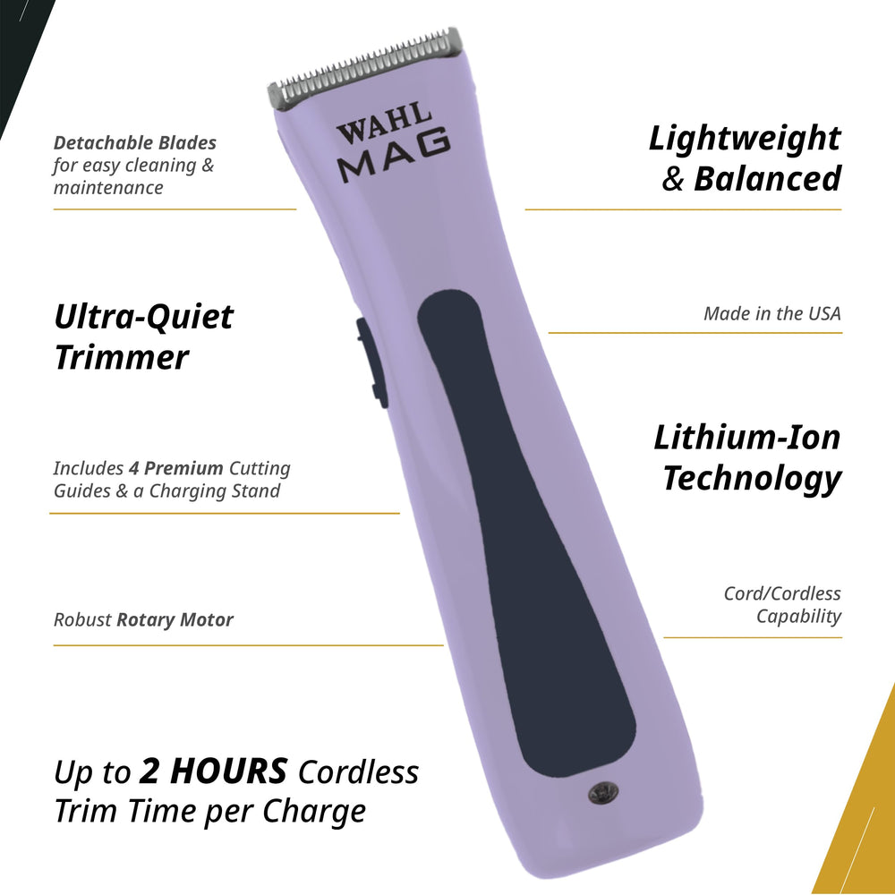 Wahl Professional Sterling MAG station de charge incluse: recharge pratique et prête à l'emploi.
