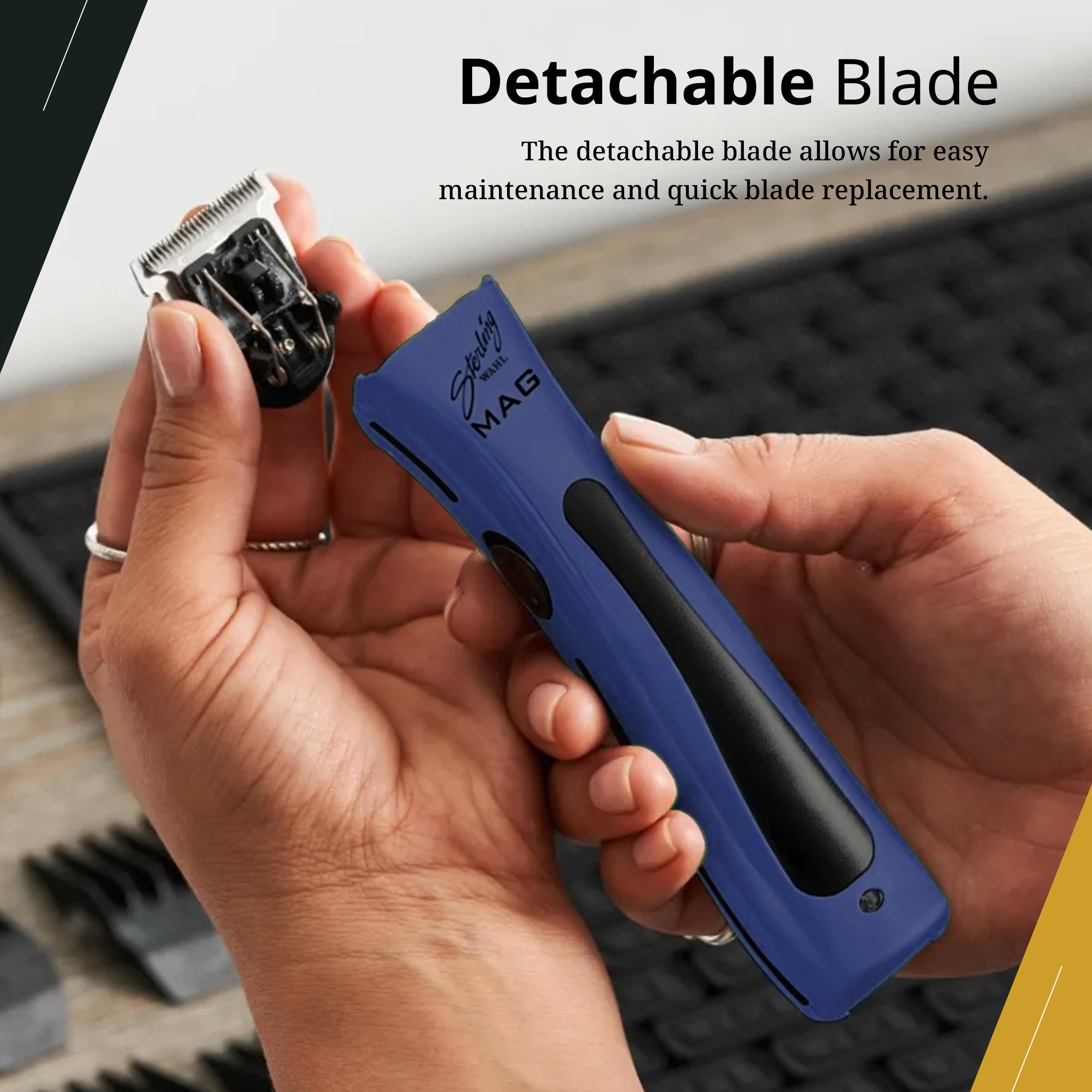 Wahl Professional Sterling Mag Trimmer, indicateur de charge LED pour suivre l'autonomie