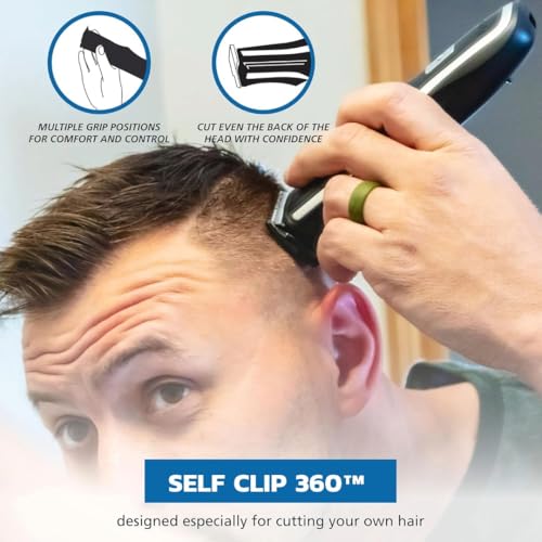 Wahl Self-Cut Pro: 12 gardes-guide pour longueurs constantes.