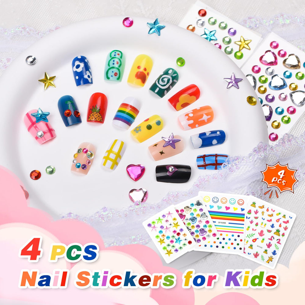 wakaniya feuilles stickers ongles, décoration rapide et ludique