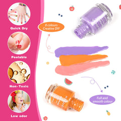 Pinceau précis wakaniya, idéal pour petites mains et précision sur les ongles.