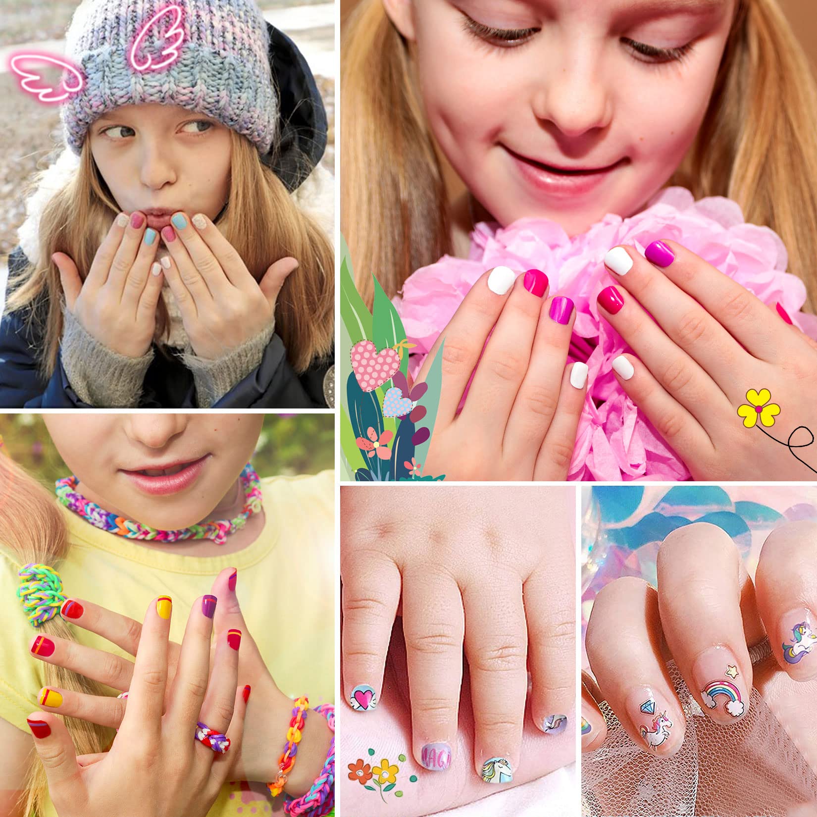 Stickers wakaniya luminescents pour ongles, faciles à utiliser et brillants dans le noir.