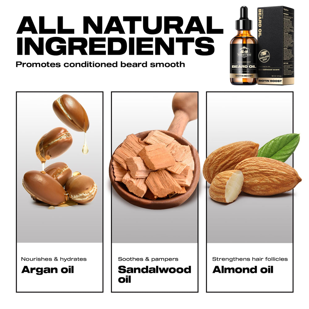 Waking Forest barbe densité: poils plus fournis et sains