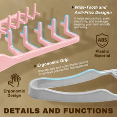 WALEJUC Texture Comb – outil unisexe parfait pour styles texturés.