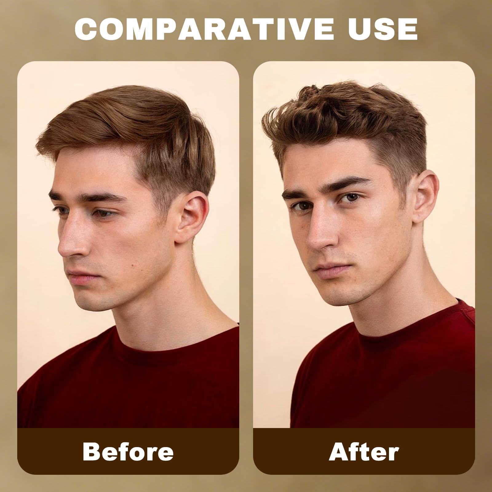 WALEJUC Texture Comb – dents larges protègent le cuir chevelu pendant le coiffage.