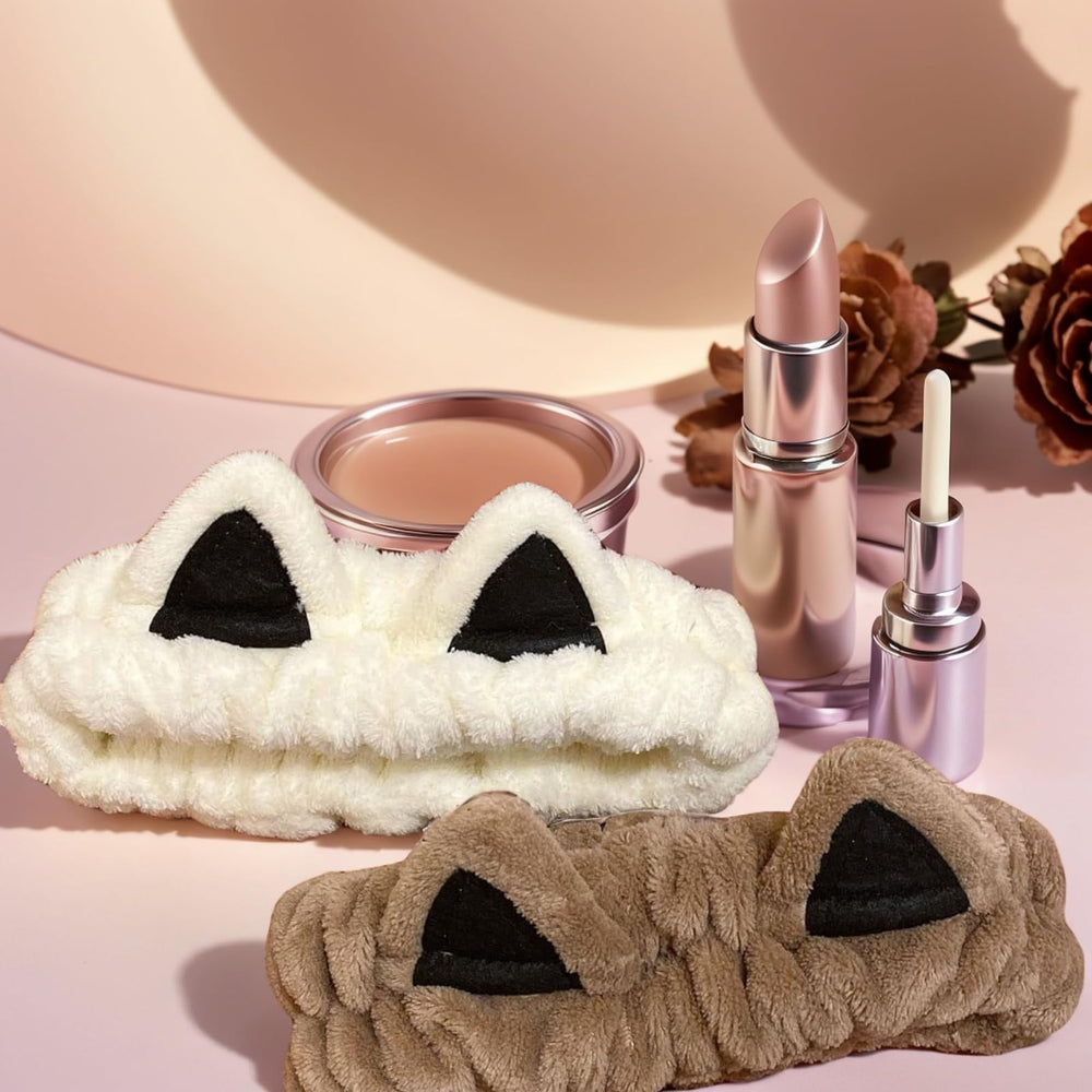 Bandeau Waliah beige kaki, style spa élégant.
