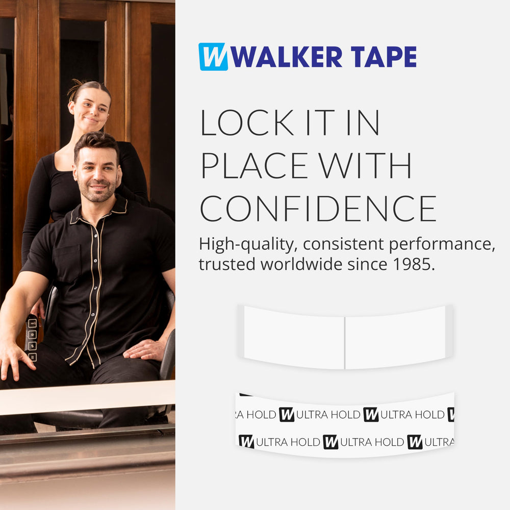 Walker Tape Ultra Hold, extensions capillaires humaines adhérant de façon durable.
