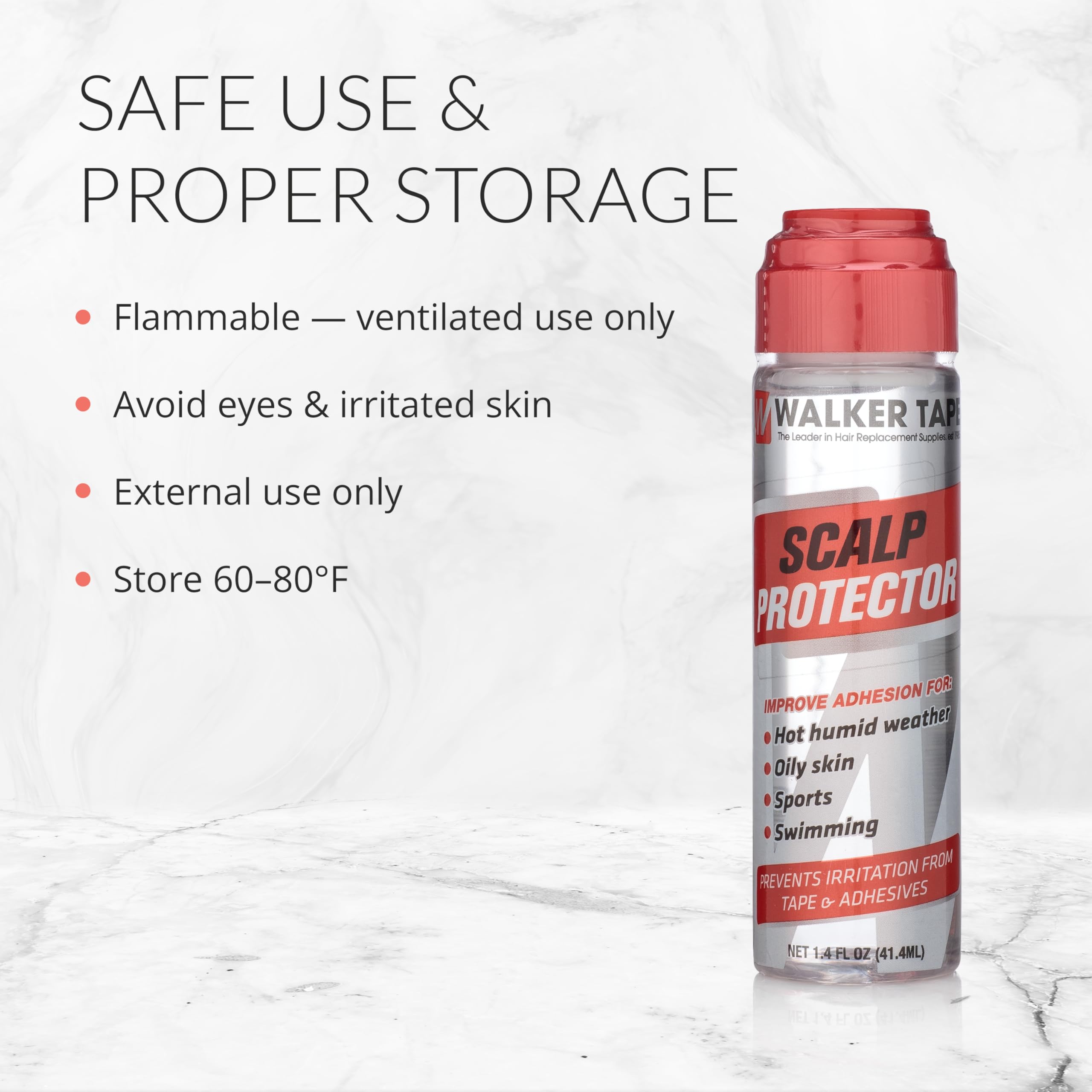 Walker Tape Gel Base – pour colle de perruque et tenue.