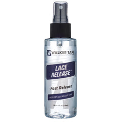 Walker Tape Lace Release Spray – bouteille visible pour libération douce de l’adhésif sur dentelle