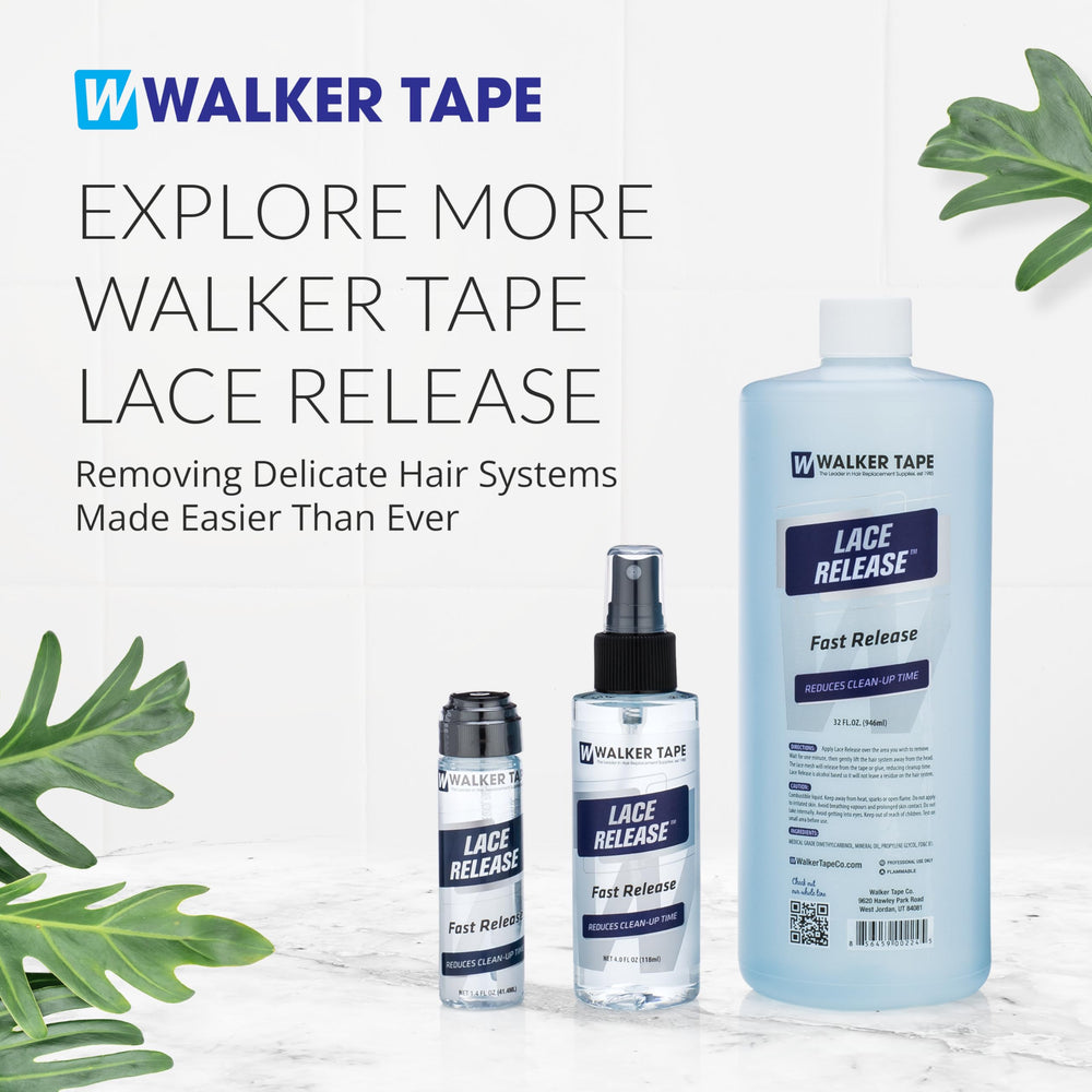Walker Tape Lace Release Spray – utilisation professionnelle et à domicile sans effort