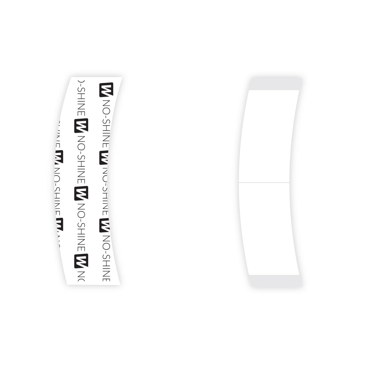 Walker Tape No Shine emballage clair, 36 pièces, pratique pour remplacement rapide.