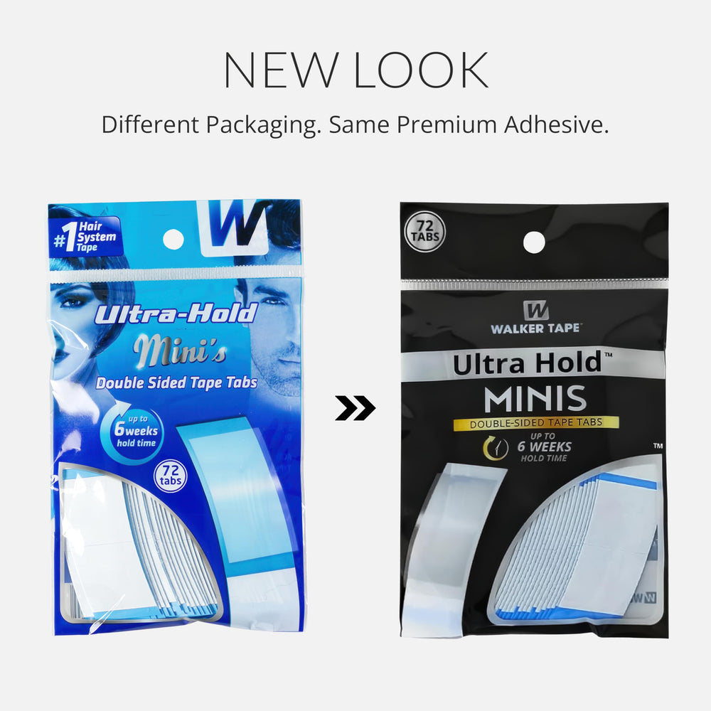 Walker Tape Ultra Hold Mini Tabs base dentelle, adhésion stable et naturelle.