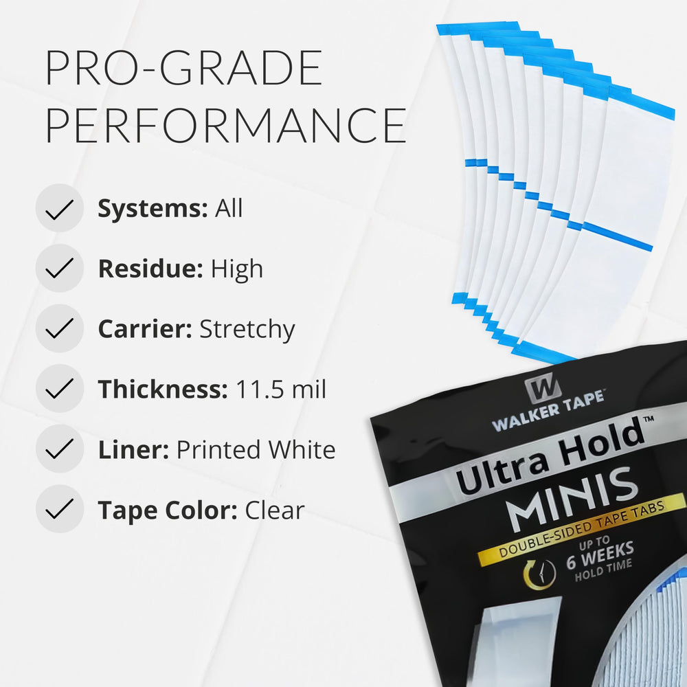 Paquet 216 pièces Walker Tape Ultra Hold Mini Tabs, solution pratique et économique.