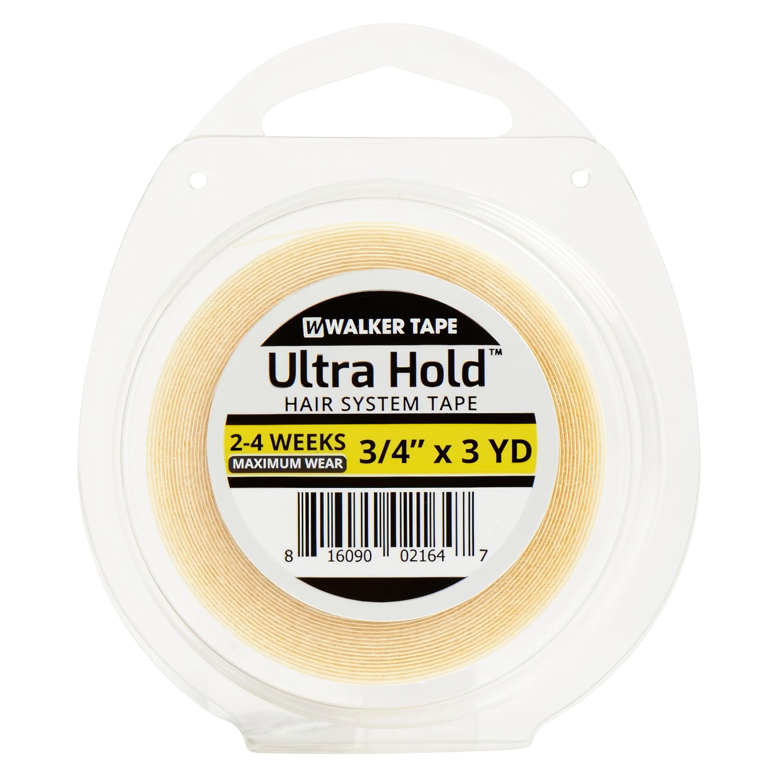 Walker Tape Ultra Hold rouleau double-face, adhérence fiable pour systèmes à dentelle et perruques.