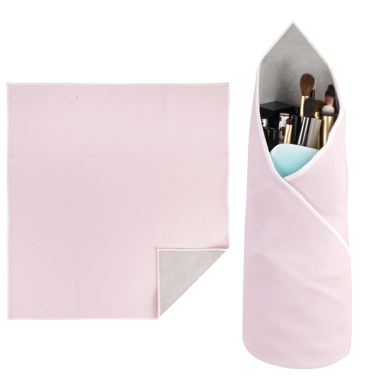 Walkng Way pochette maquillage auto-adhésive, pratique et légère pour en voyage.