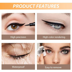 WanTuoluo boîte emballage pack 12 stylo liner liquide matte noir.