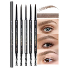 WanTuoluo ensemble 5 crayons sourcils pour un remplissage naturel.