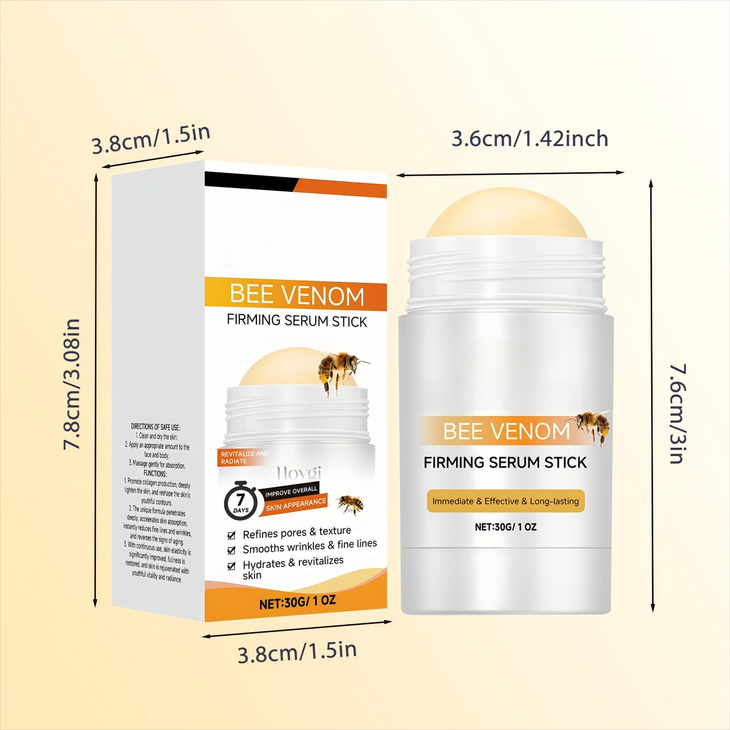 Wanban sérum venin abeille – Application facile matin et soir.