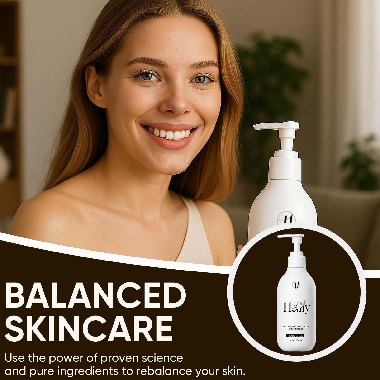 Ingrédients clés Niacinamide et vitamine E dans Wanciment.