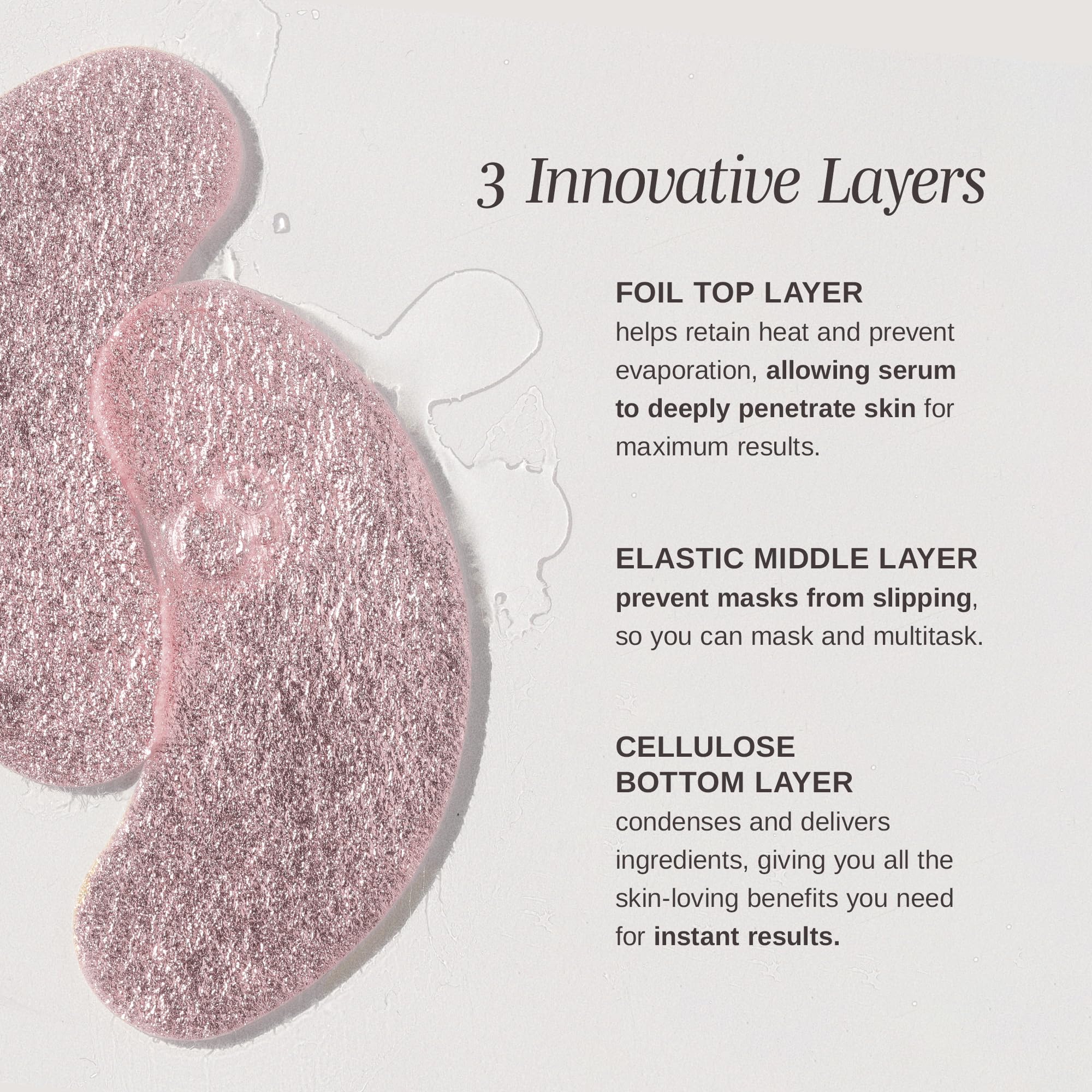 Patchs Yeux Wander Beauty Baggage Claim – or rose, effet rafraîchissant sur le contour.