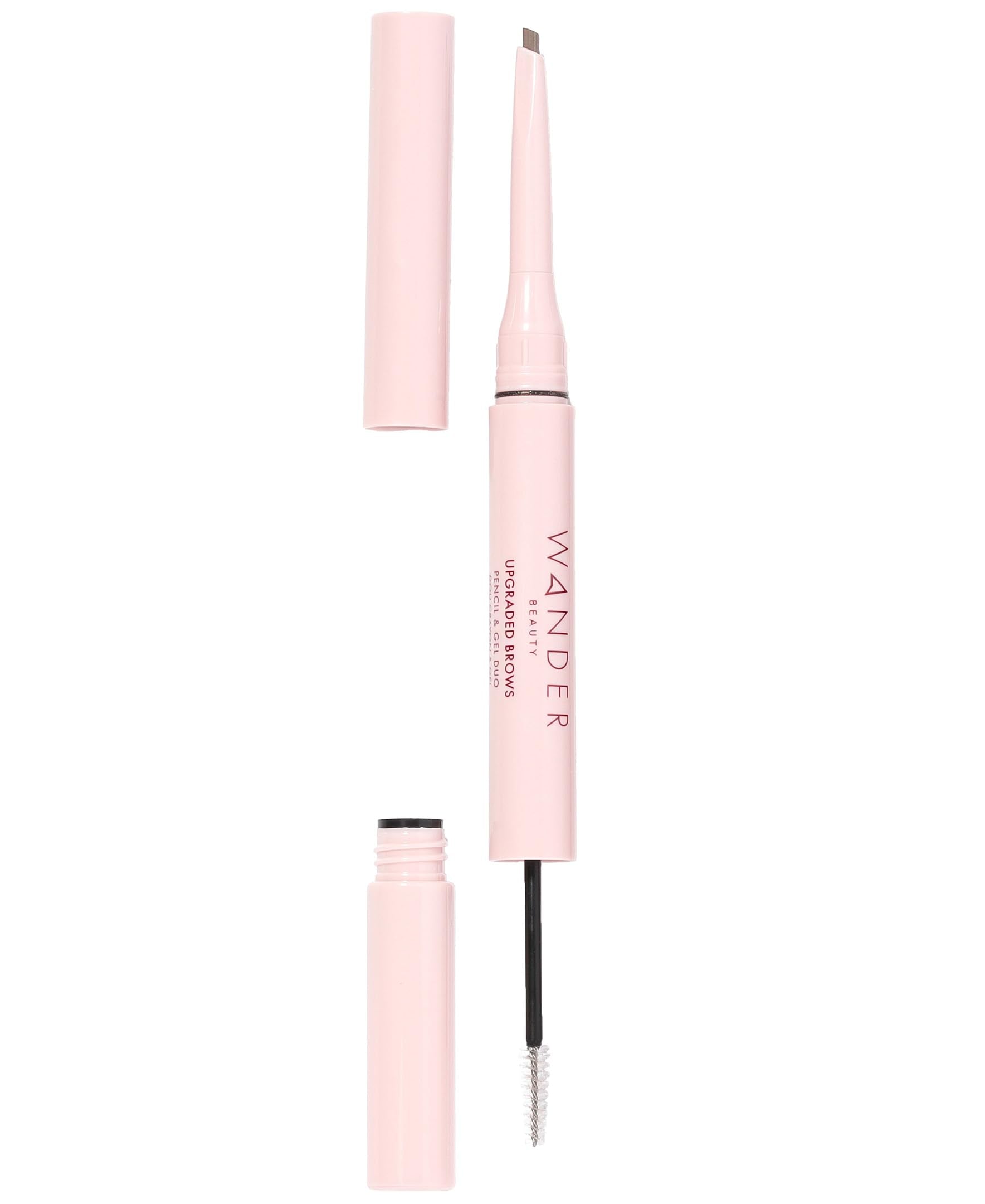 Wander Beauty Sourcils Duo: crayon-gel taupe pour un remplissage naturel.