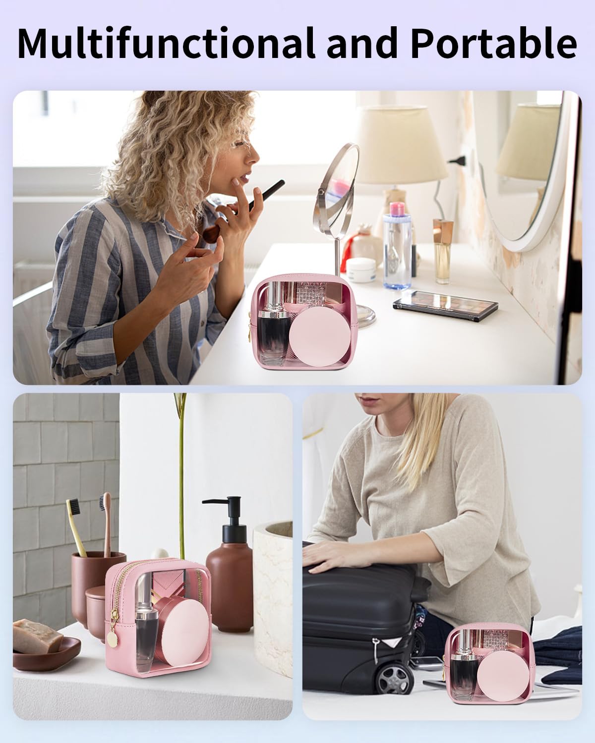Accessoire voyage Wandering Nature pour trousse de toilette et essentiels en déplacement.