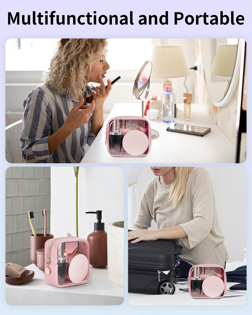 Accessoire voyage Wandering Nature pour trousse de toilette et essentiels en déplacement.