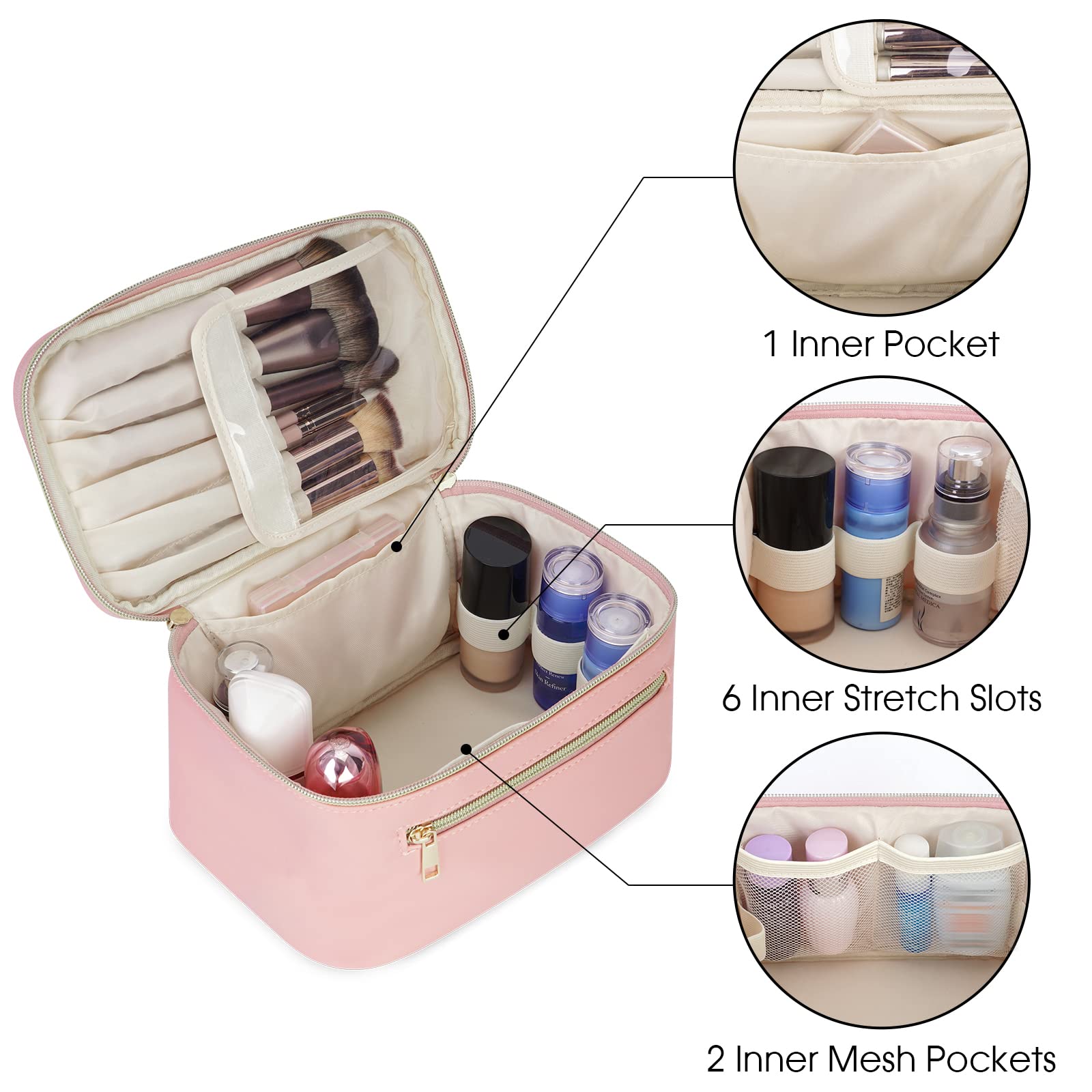 Poche frontale pratique Wandering Nature pour outils beauté