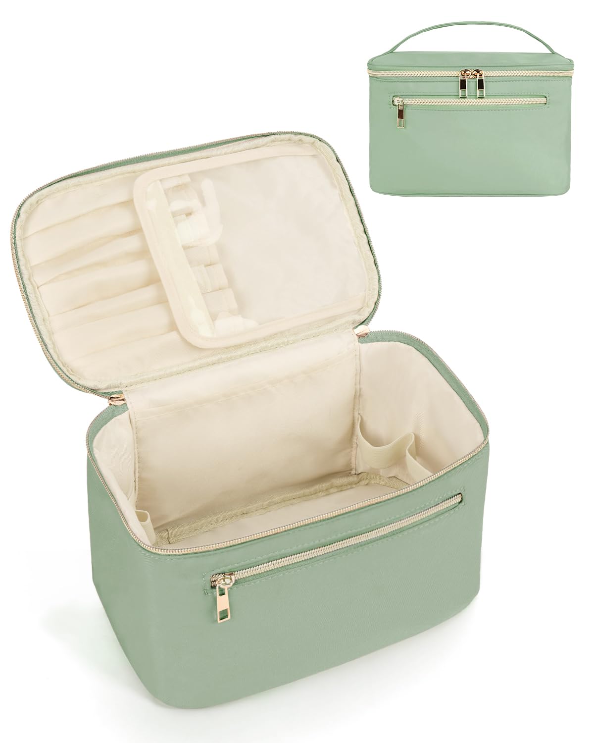 Trousse Wandering Nature grande sage verte vue extérieure robuste pour voyage