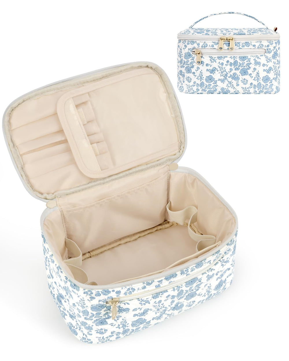 Trousse Wandering Nature ouverte, organisation parfaite pour les pinceaux lors de déplacements.