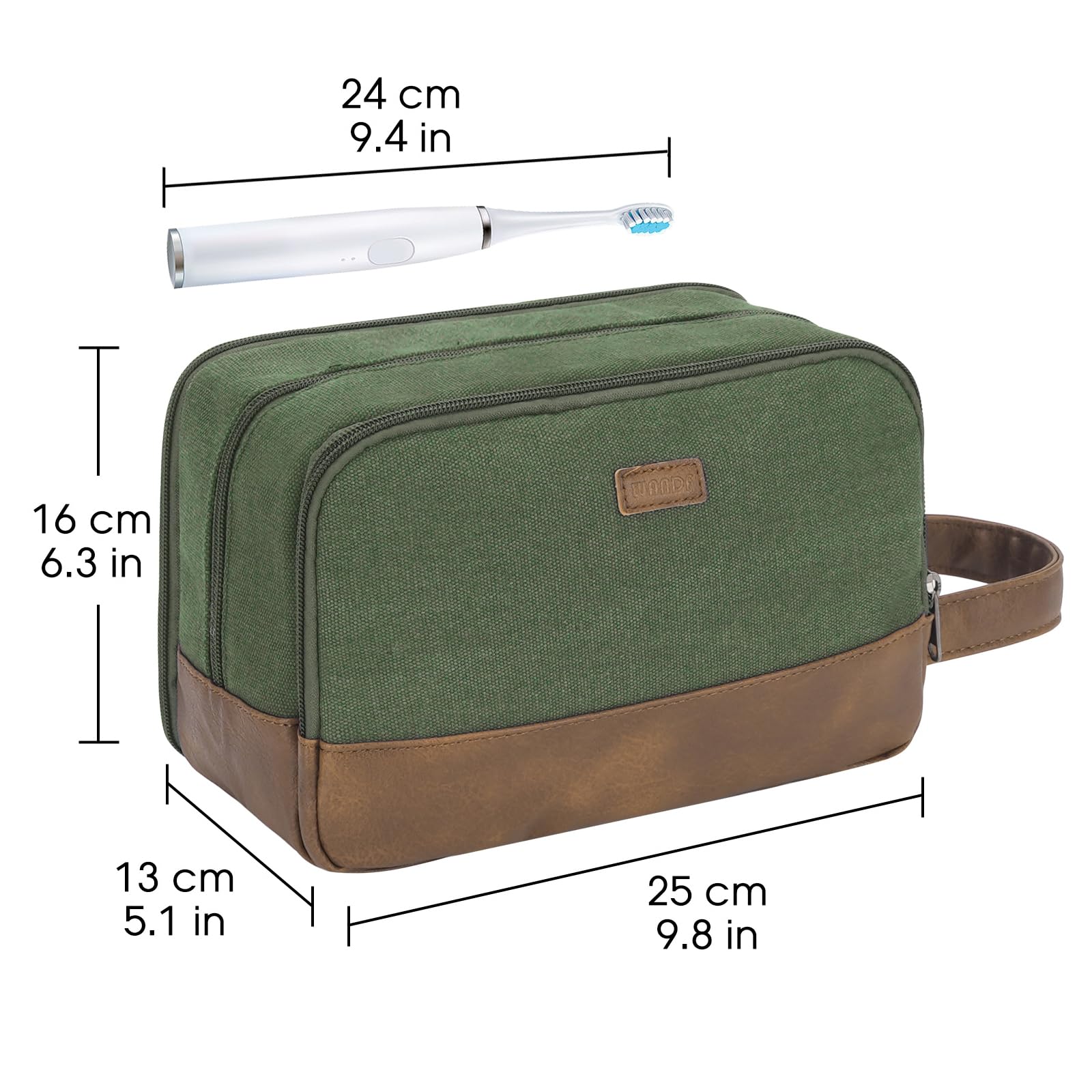 WANDF sac de toilette voyage anse et hangage pour accrocher facilement en voyage.