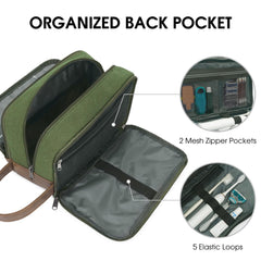 WANDF sac de toilette voyage ouverture large facilite le packing et l'acces rapide.