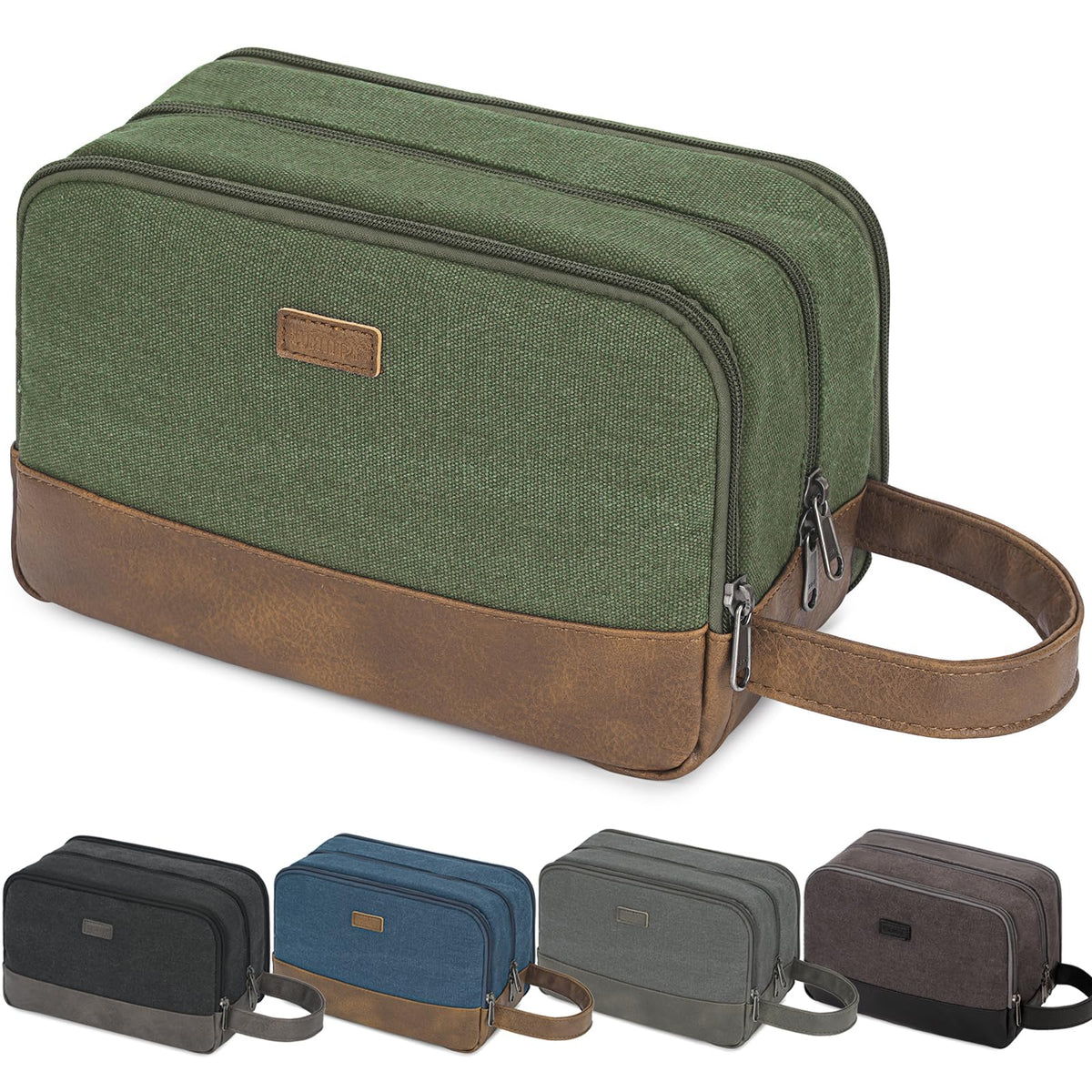 WANDF sac de toilette voyage avec separation sec et humide, pratique en déplacement.