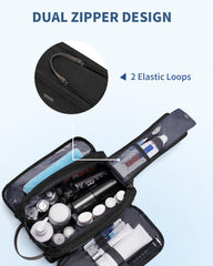WANDF trousse ouverture à plat, visibilité complète du contenu