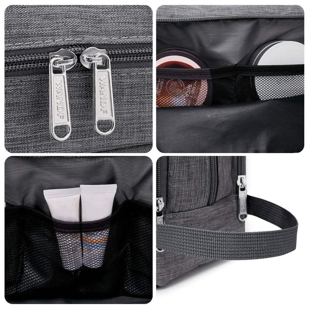 WANDF Trousse de toilette poignée latérale facilite le transport.