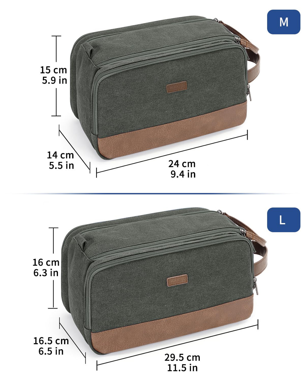 Design vert élégant, idéal pour les voyages ou usage quotidien.