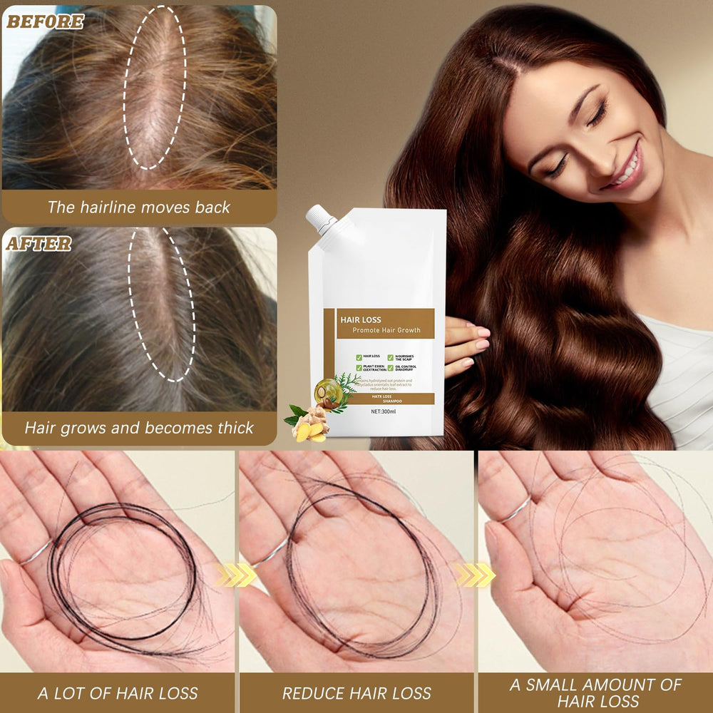 Contrôle huile naturel, cuir chevelu équilibré après lavage