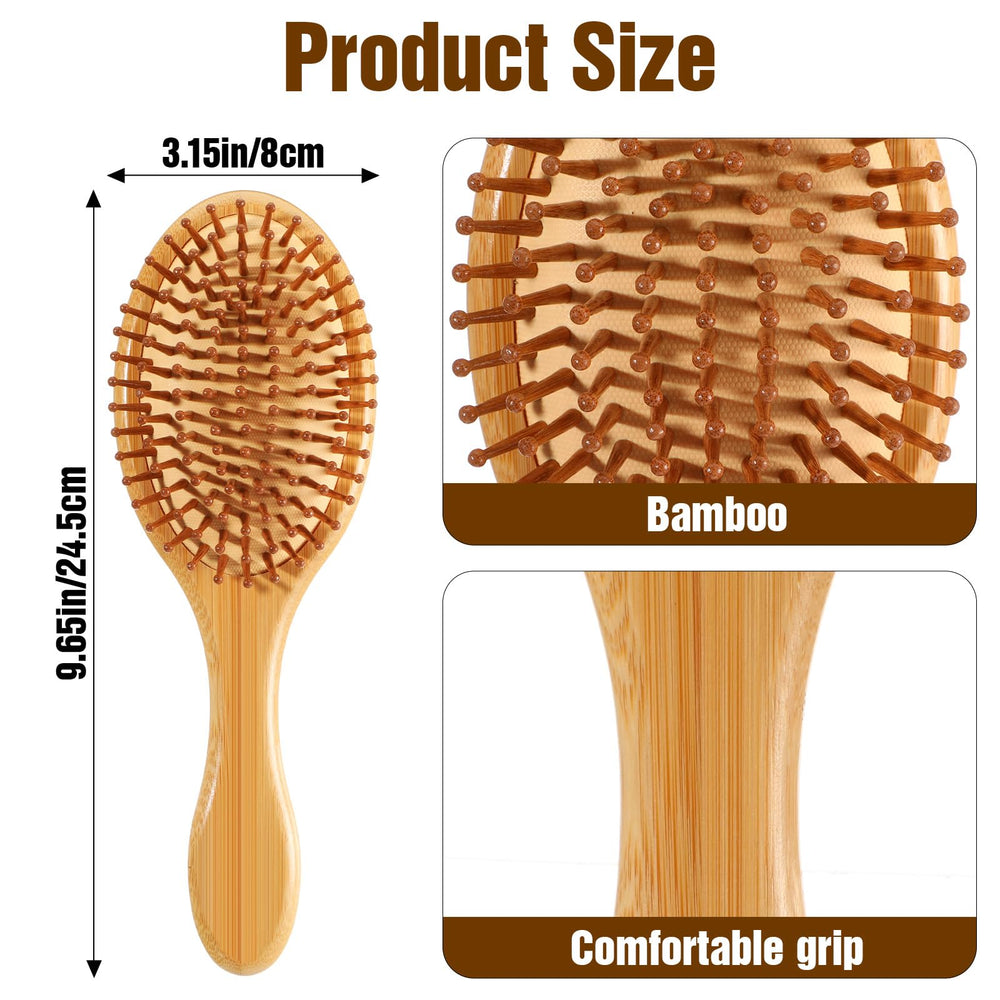 Wanmu – brosse en bambou avec poignée ergonomique pour une prise en main sûre