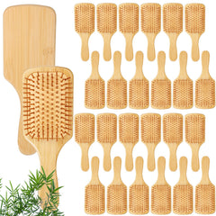 La brosse Wanmu en bambou a des poils arrondis pour démêlage doux et efficace.