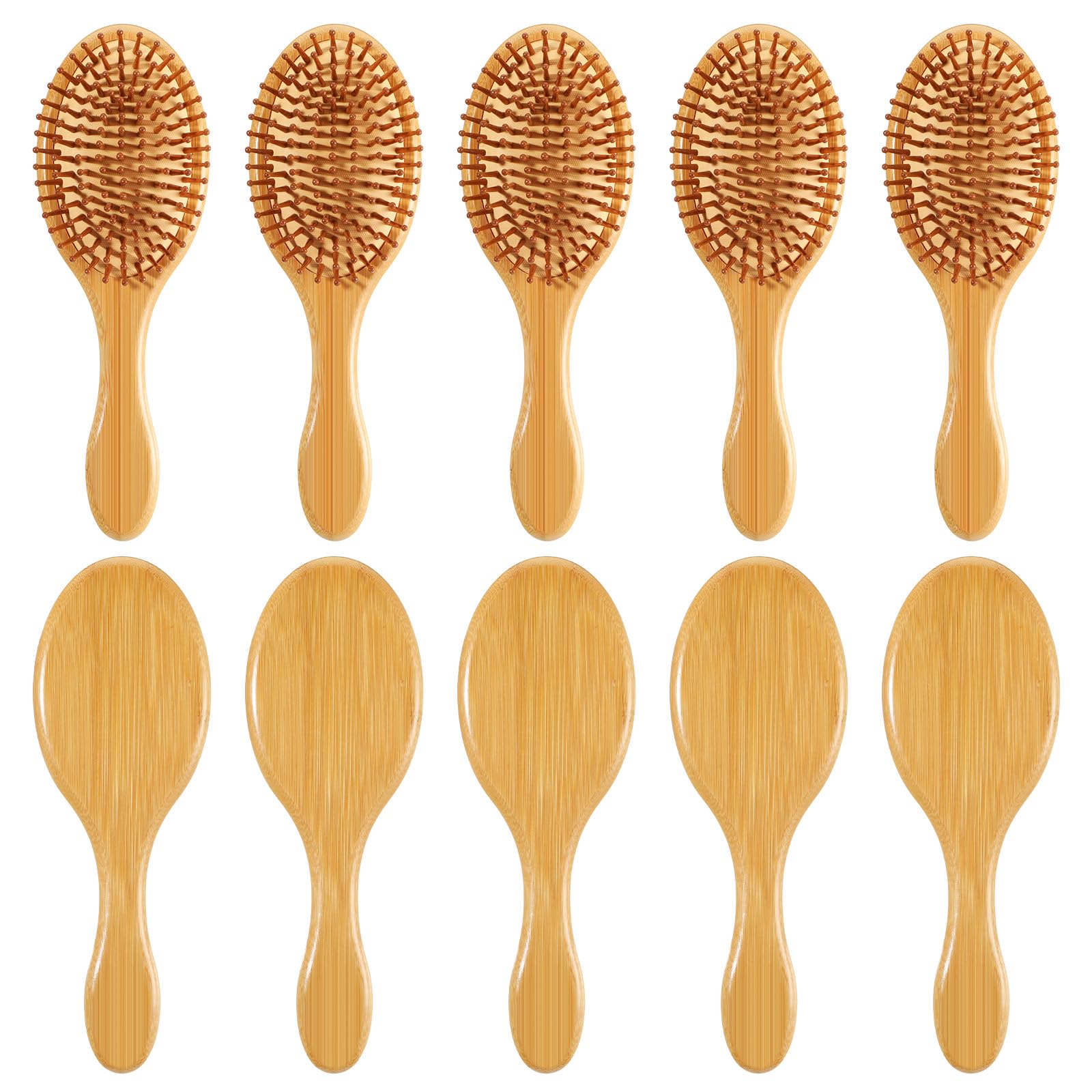 Wanmu – brosse en bambou à poils boule massant le cuir chevelu en douceur