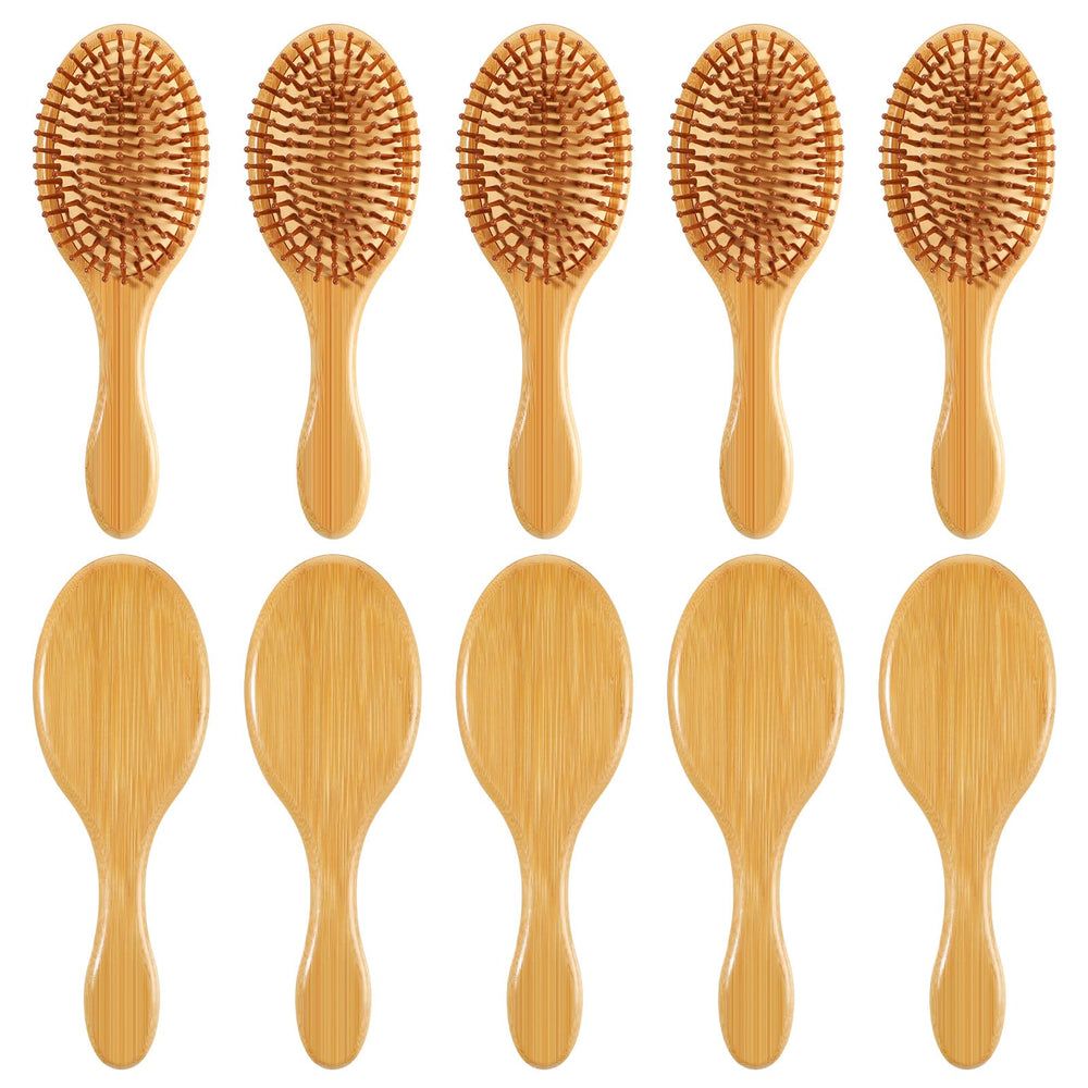 Wanmu – brosse en bambou à poils boule massant le cuir chevelu en douceur