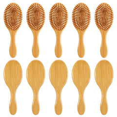 Wanmu – brosse en bambou à poils boule massant le cuir chevelu en douceur