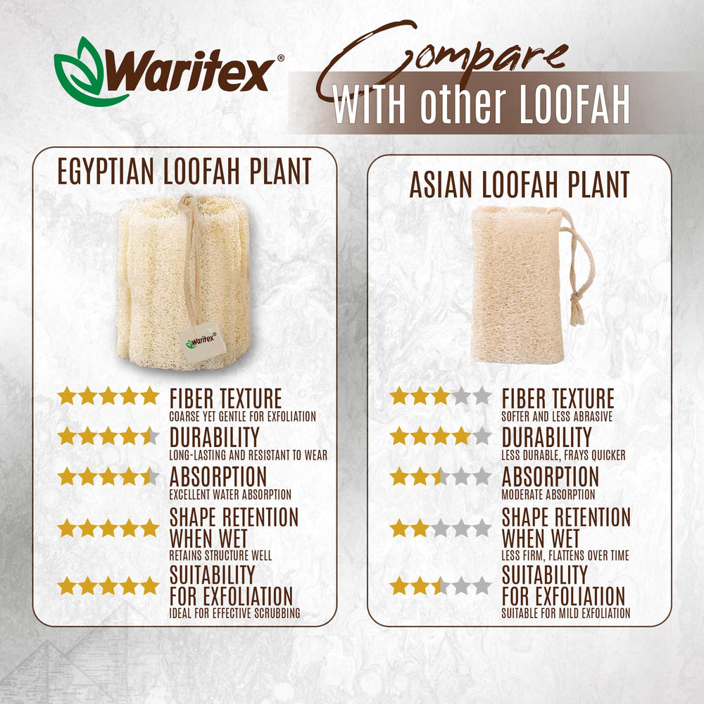 Waritex Loofah – emballage écologique et durable.