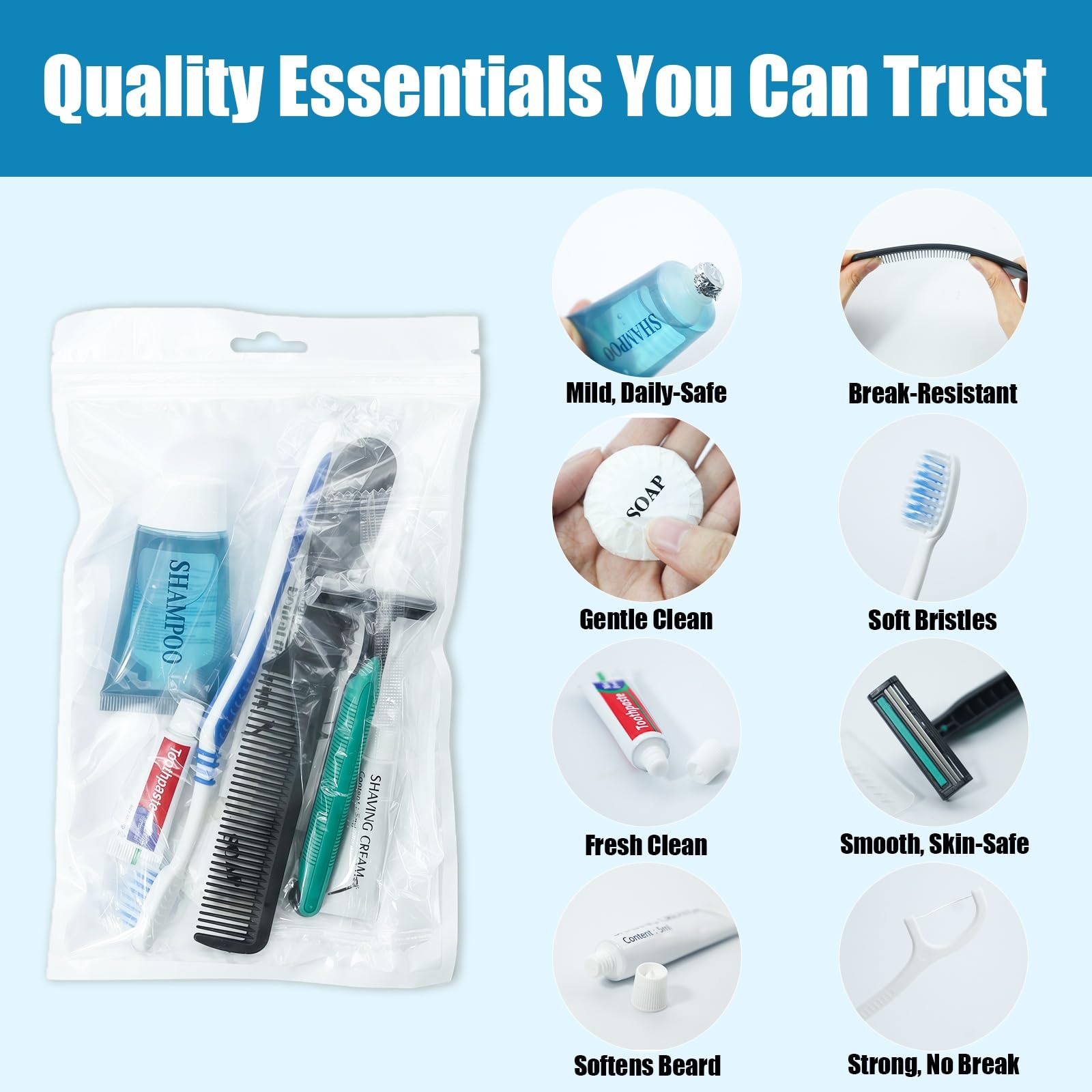 Warmify kit hygiène voyage etui réutilisable, rangement propre et hygiénique.